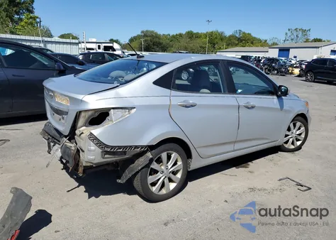 2014 Hyundai Accent Gls из США, поврежденный, VIN KMHCU4AE6EU612587
